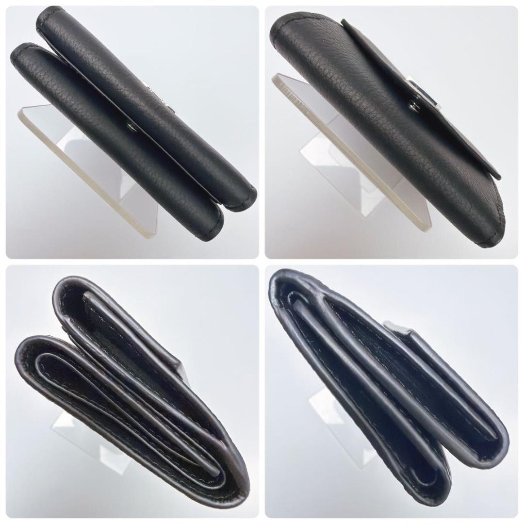 ルイヴィトン ポルトフォイユ・ロックミニ 三つ折り財布 ブラック M63921