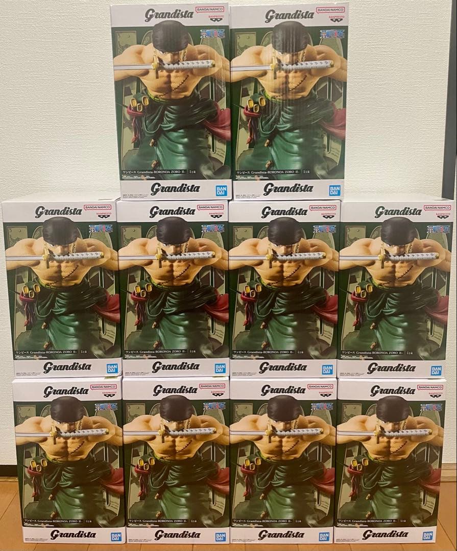 ワンピース ロロノア・ゾロ Grandista フィギュア10体セット