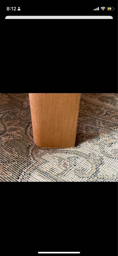 ニトリ　天然木　ダイニングテーブル