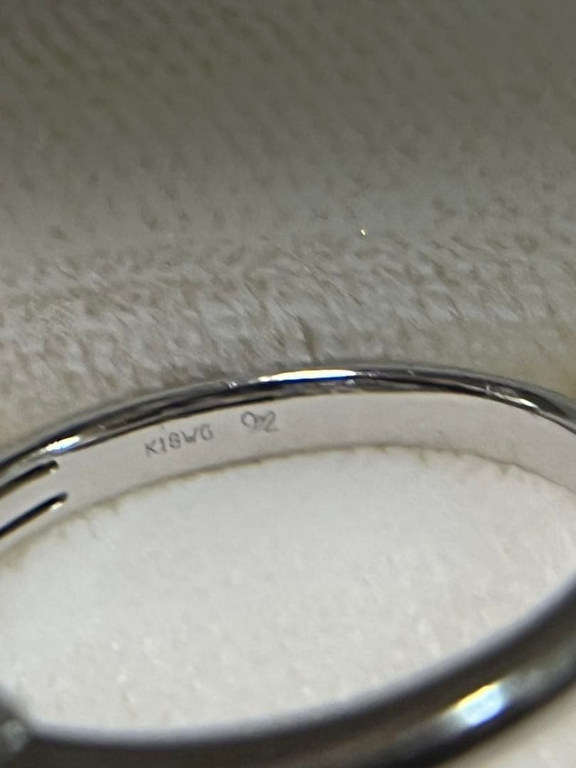 moｍo超美品未使用に近い　笠原真寿美k18WGお花リングQVC gstv