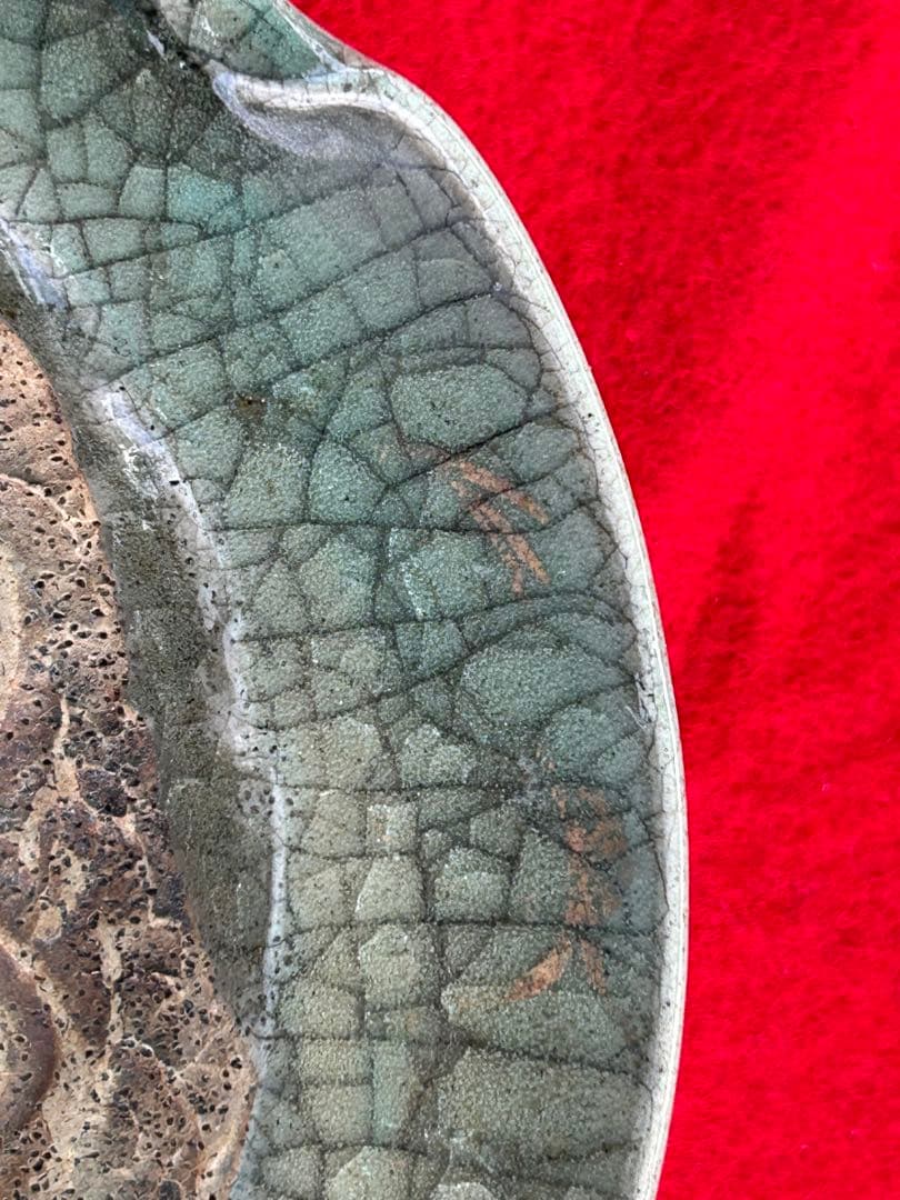 古相馬焼　菓子皿　送料込み0324