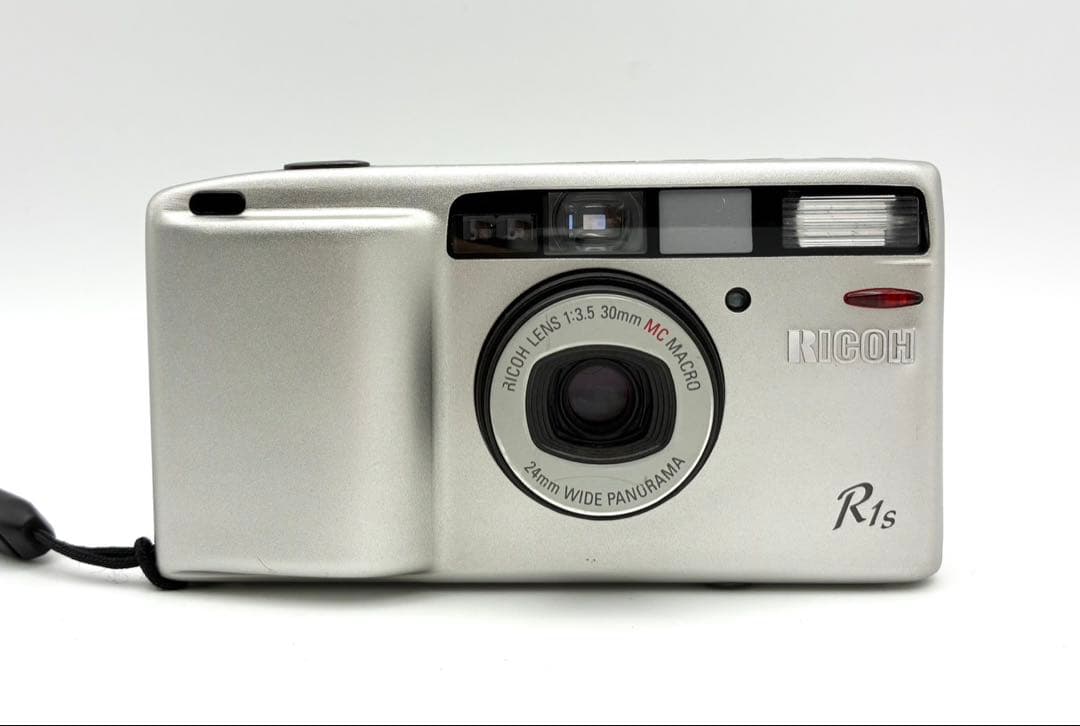 【動作品 美品】RICOH R1s フィルムカメラ ケース付き 一部ワケアリ