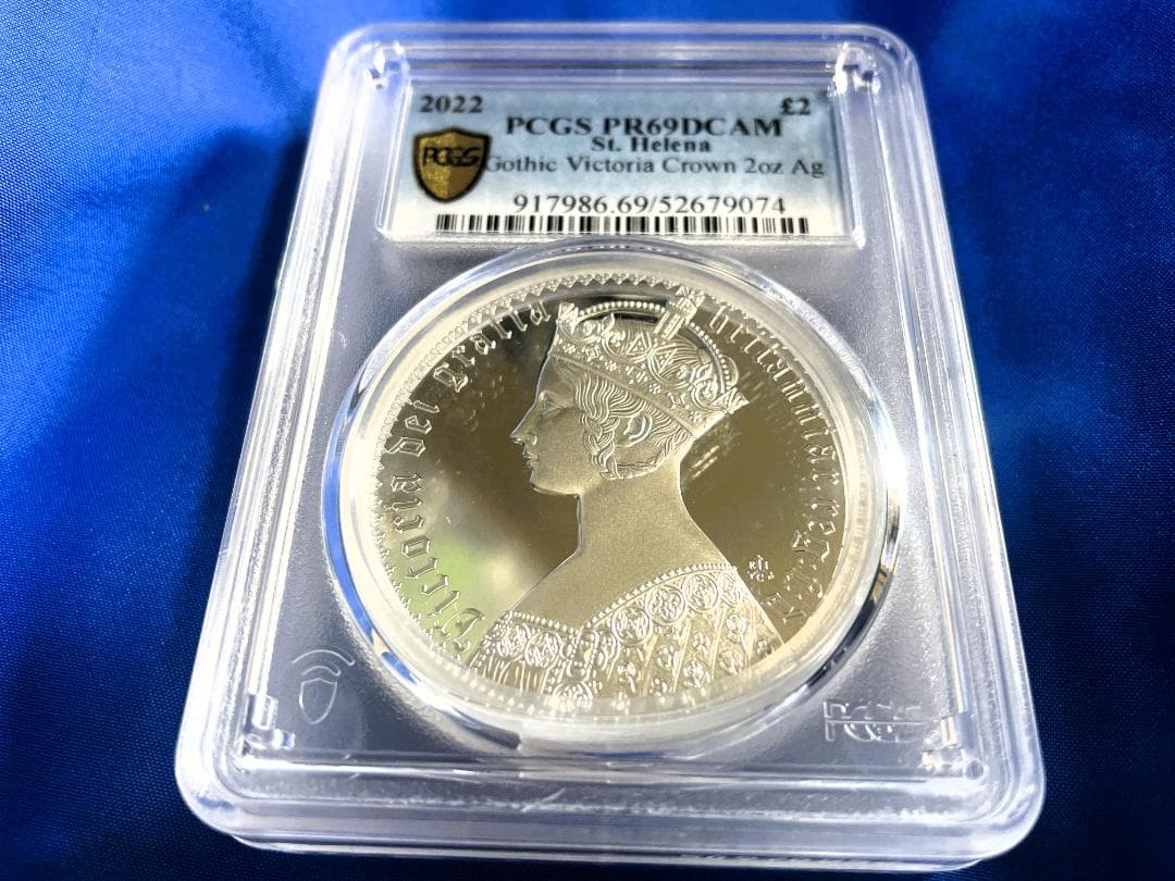 2022エリザベス2世 2oz 銀貨69 ゴチッククラウン ポートレート 165