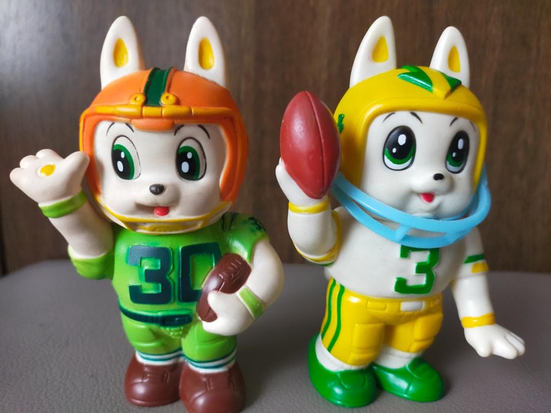 三和銀行　ワンさくん　ソフビ貯金箱　　 ６個　①