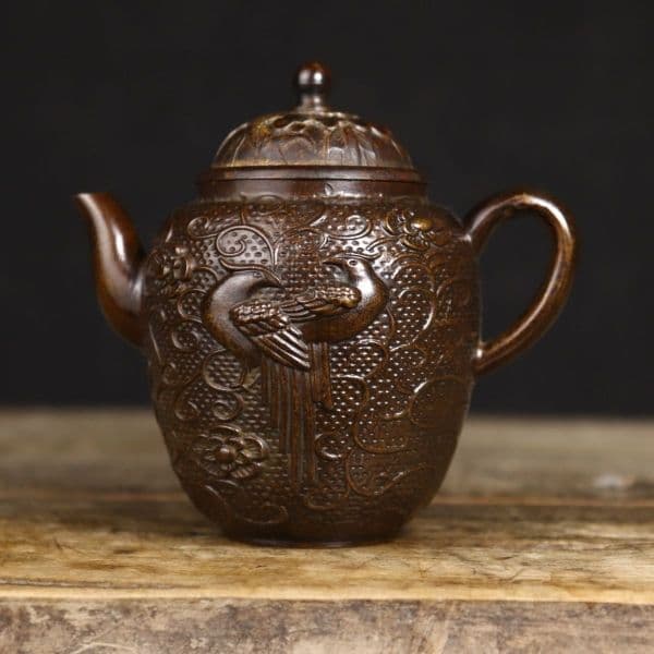 銅 細工 茶道具 急須 徳利 工芸品 美術品 置物