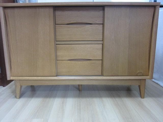 ミサワ/UNICO SIGNE/シグネ キャビネット　1190NA　ナチュラル