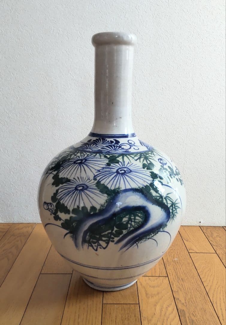 平清水焼　大徳利