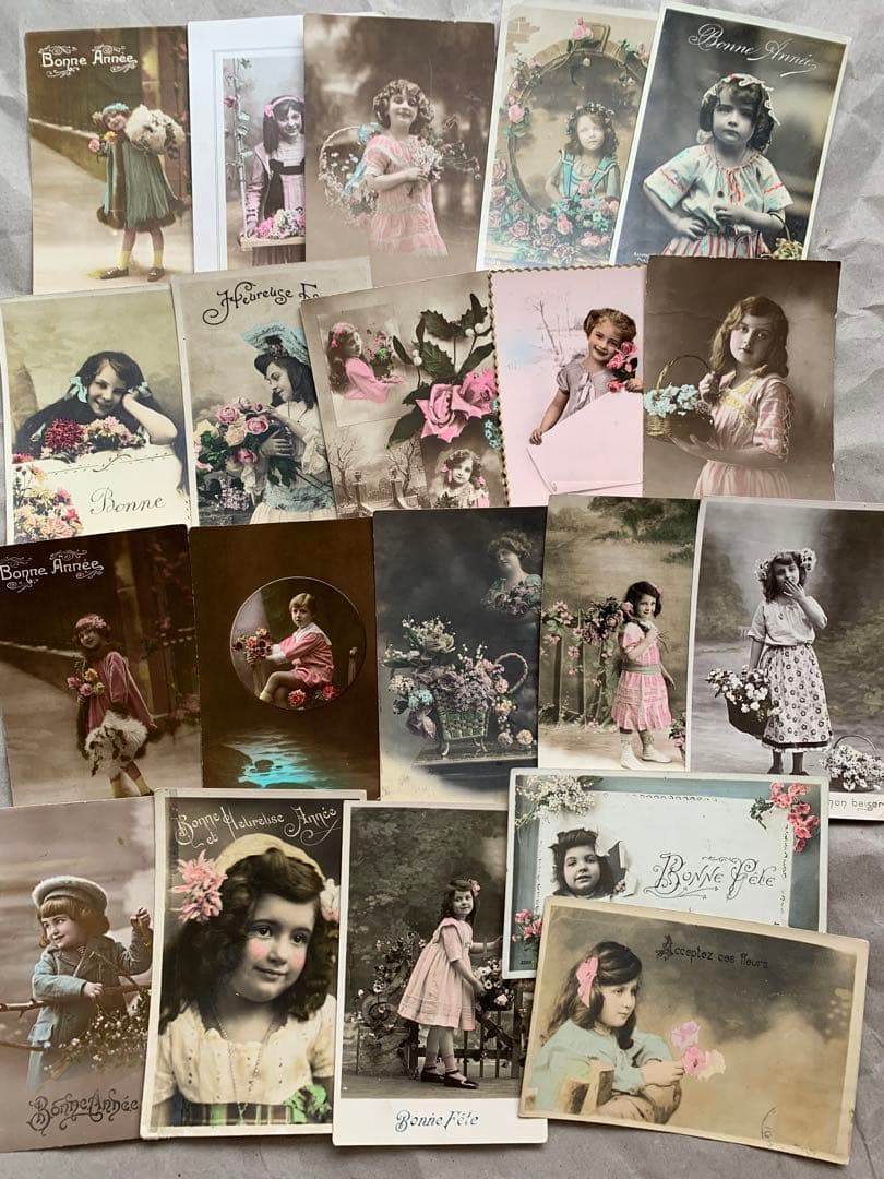 アンティークポストカード　海外紙もの