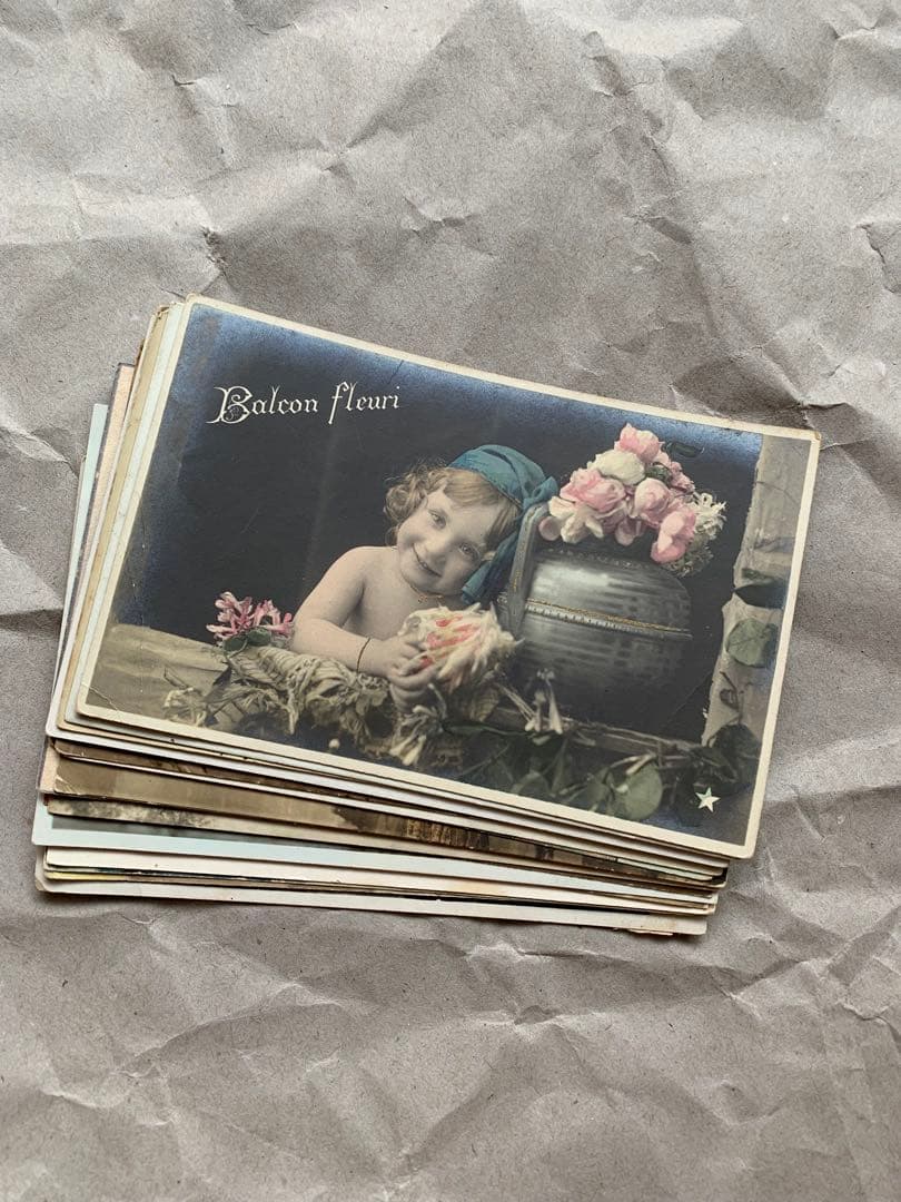 アンティークポストカード　海外紙もの