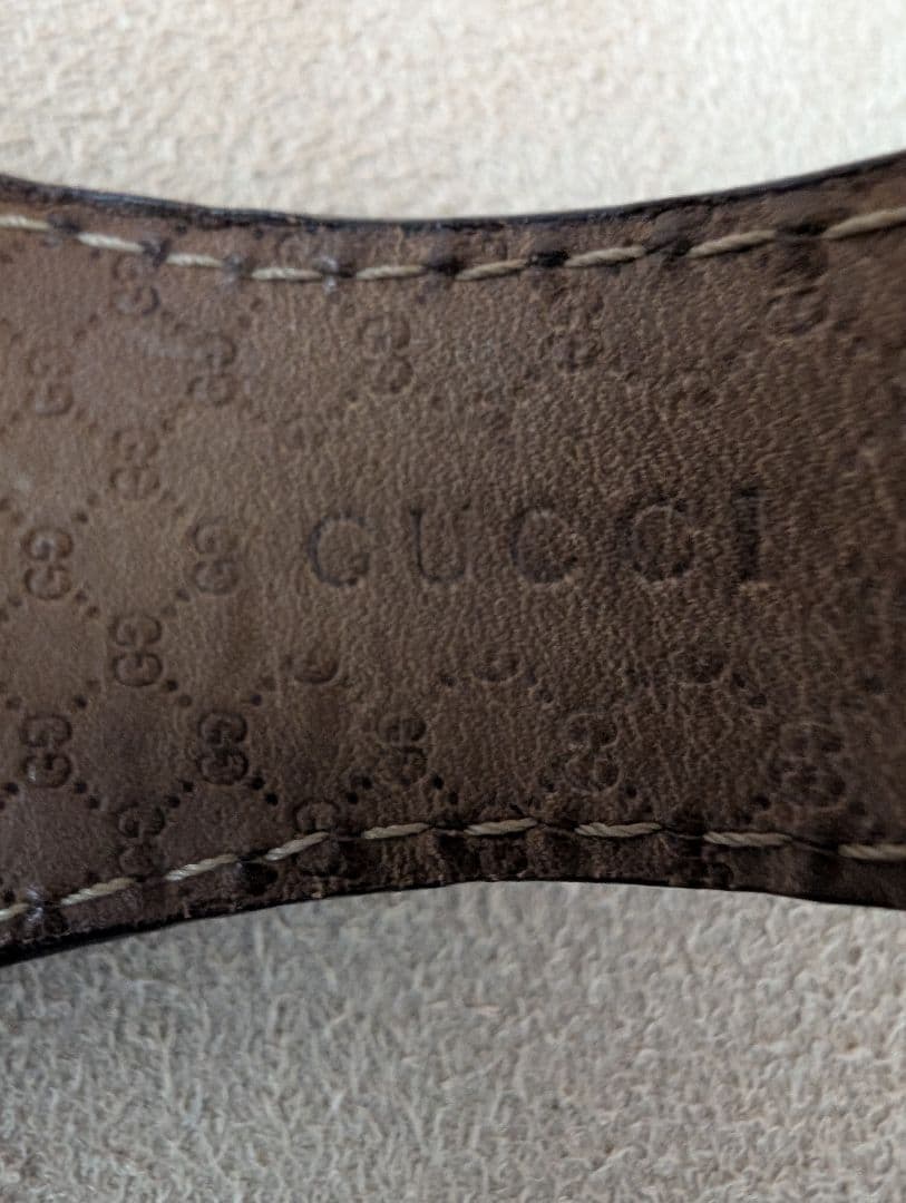 GUCCI バンデュー ブラウンレザー 時計