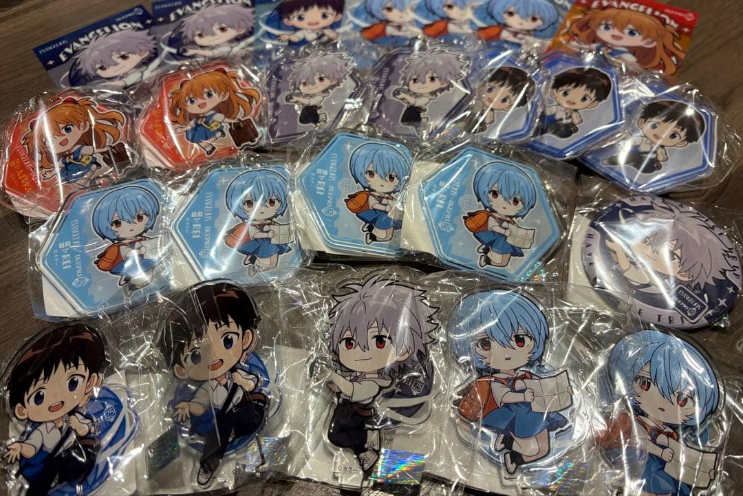 公*o様 エヴァ　レイ　アスカ　シンジ　カヲル　描きおこし　アクキー　アクスタ