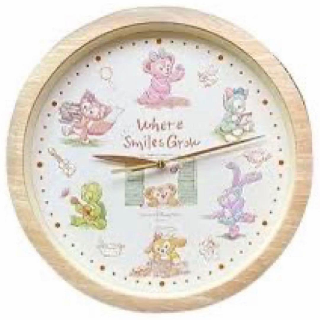 希少 極美品❤︎ダッフィーフレンズ Where Smiles Grow 掛け時計