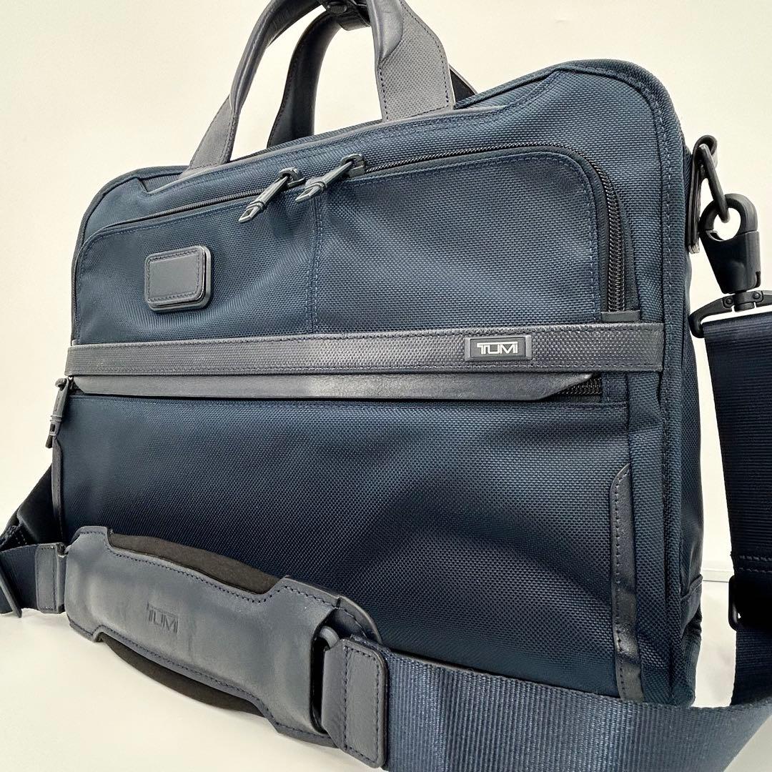 極美品✨トゥミ シップス アルファ3 3way ビジネスバッグ リュック 紺色
