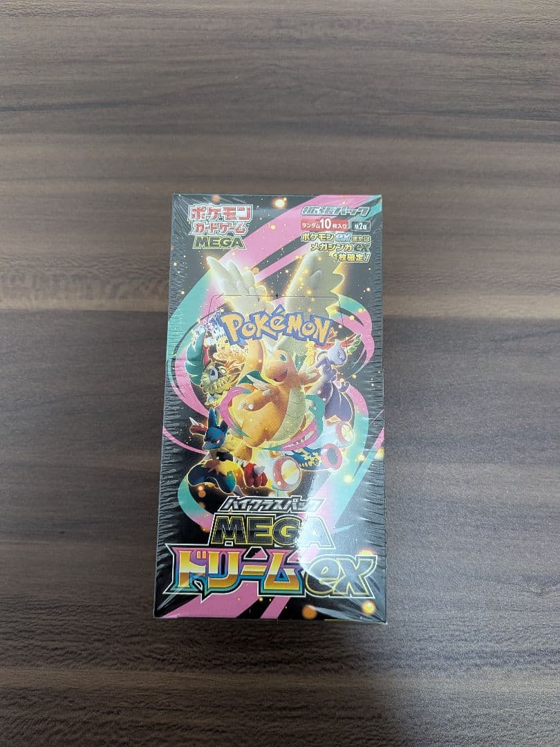 【新品未開封シュリンク付】ポケモンカードゲームMEGAドリームex 1 BOX
