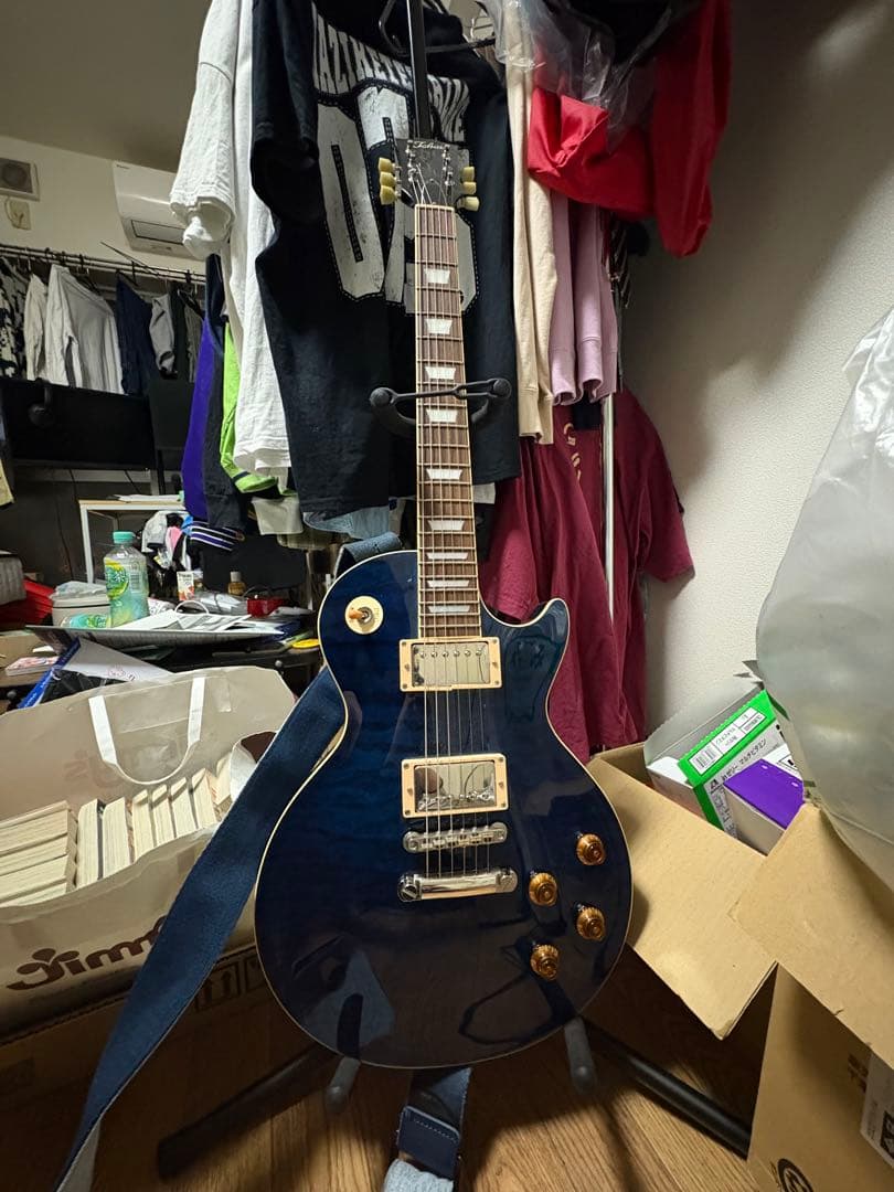 ギター Tokai LS-101Q IB