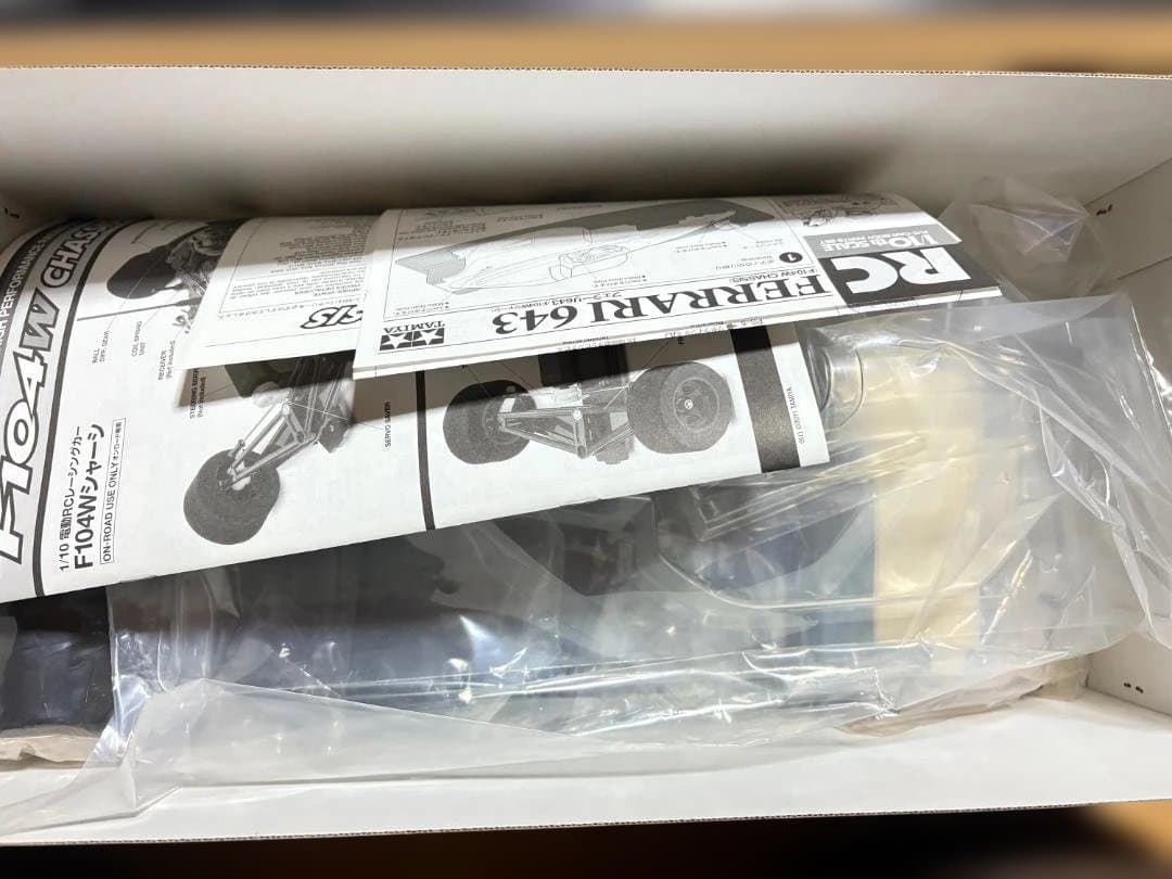 入手困難 絶版品 タミヤ 1/10RC フェラーリ643 (F104Wシャーシ)
