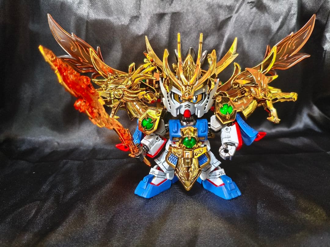 SDガンダム三国伝 (塗装済み) 翔烈帝 龍装 劉備ガンダム