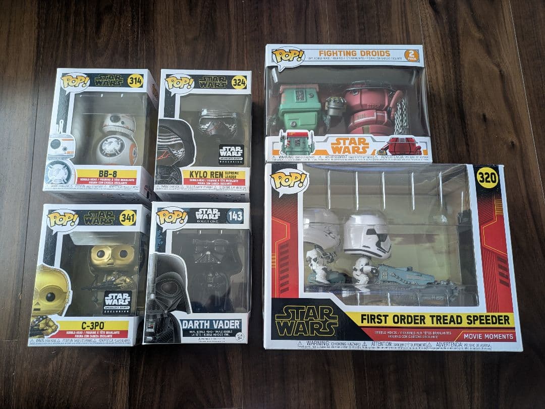 funko pop スター・ウォーズ ダースベイダー等　６点セット