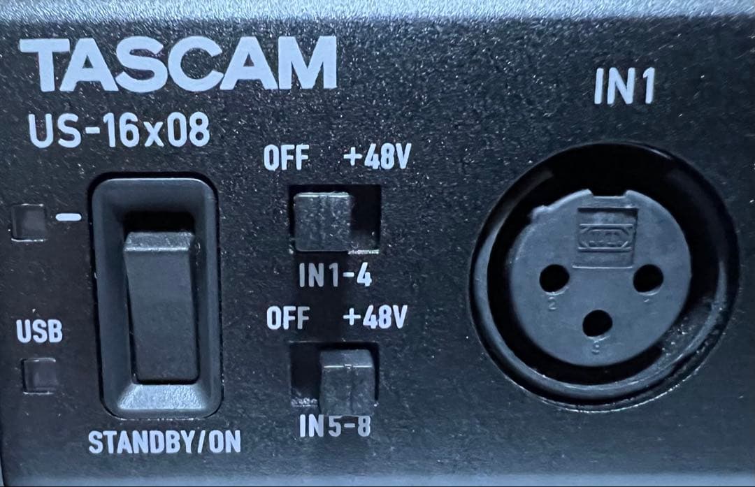 TASCAM US-16×08 USBオーディオ/MIDIインターフェース