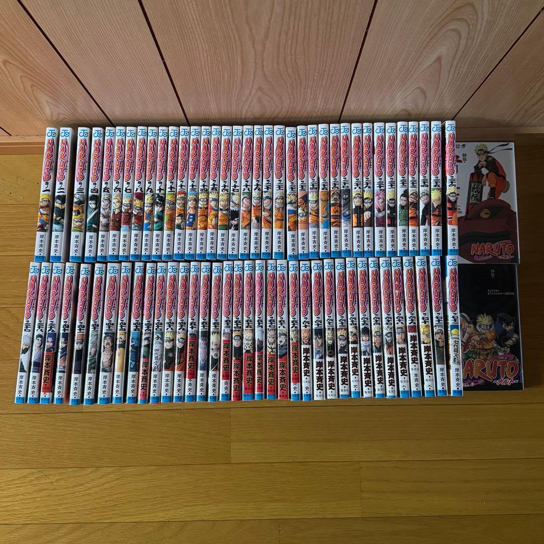 NARUTO 全巻セット 72巻＋キャラブック