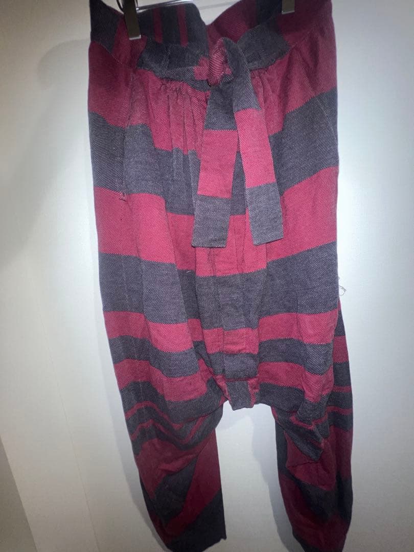 Vivienne Westwood 縞柄　サルエルパンツ