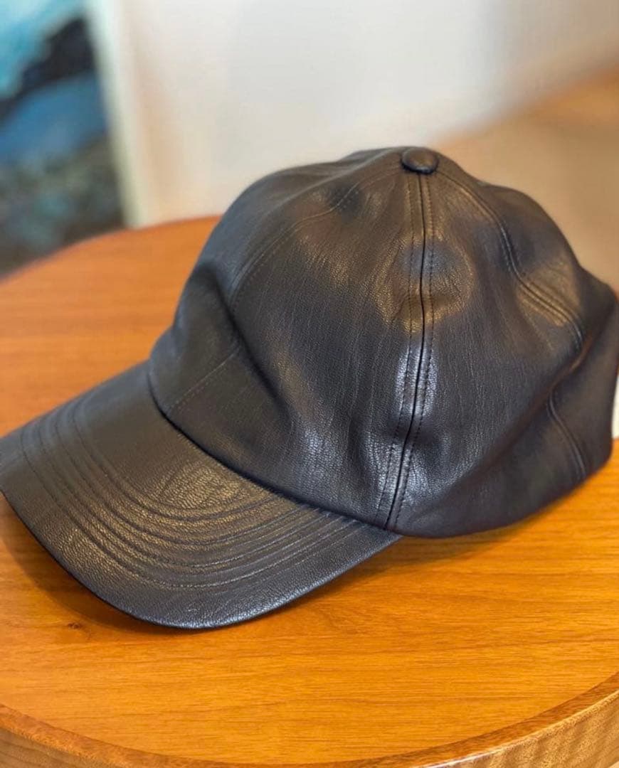【新品】AUBERGE 25aw レザーキャップ CAP CUIR