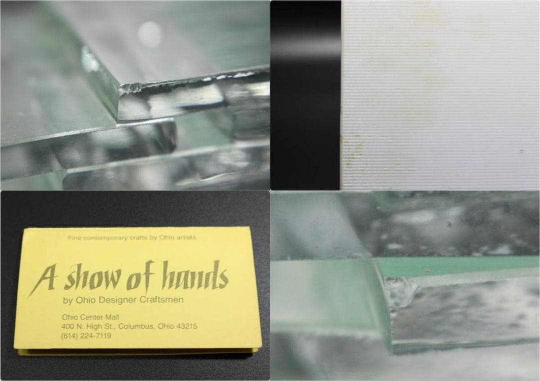 A show of hands William McCoy ガラス オブジェ