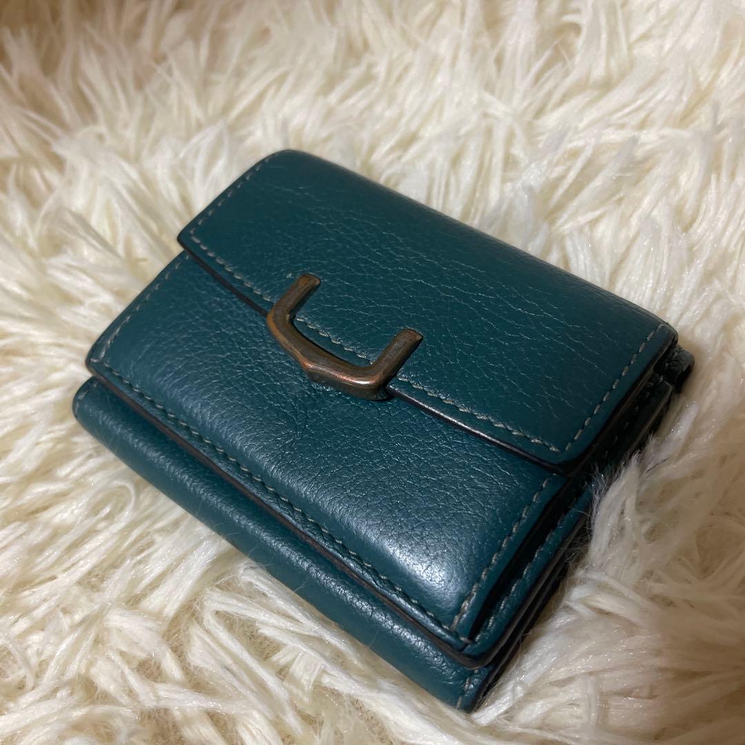 ✨超希少✨Cartier カルティエ　マストライン　ゴールド金具 三つ折り財布