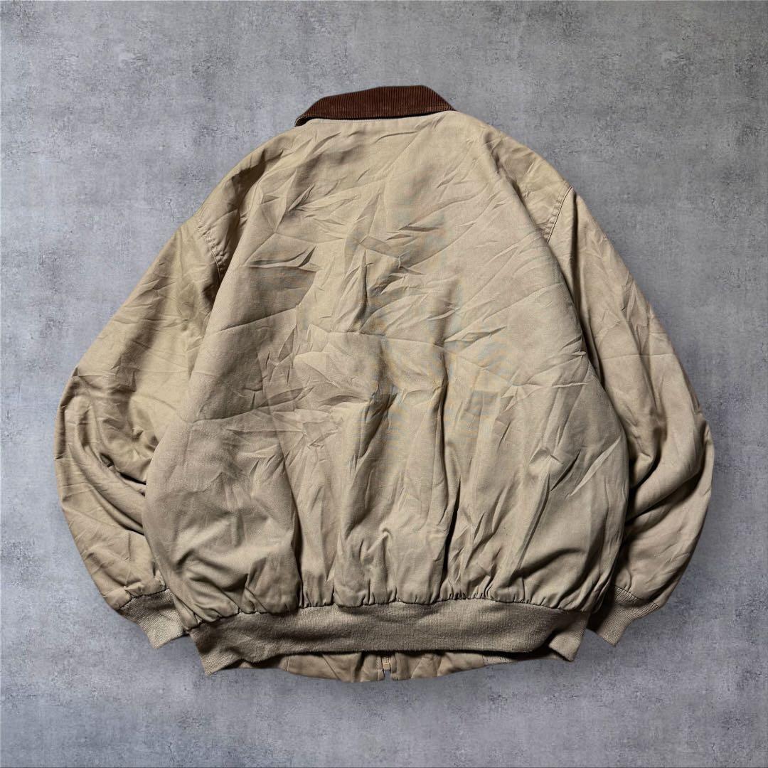 2265 古着90年代USA製Californiaダックジャケット企業系刺繍ロゴ