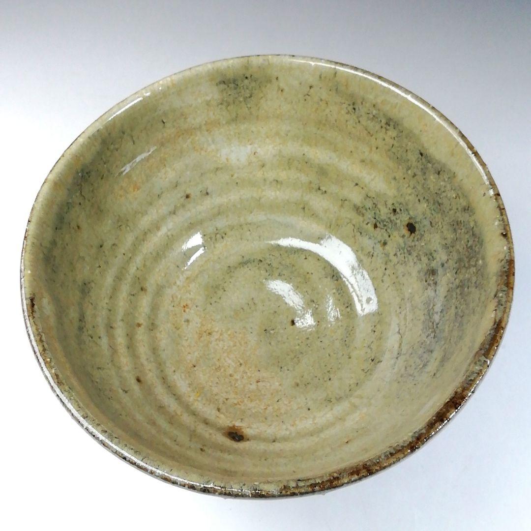 Ｔ１４５　茶碗　『竹灰釉』『東条秋津窯　藤村時雄』　共箱　抹茶碗　茶道具