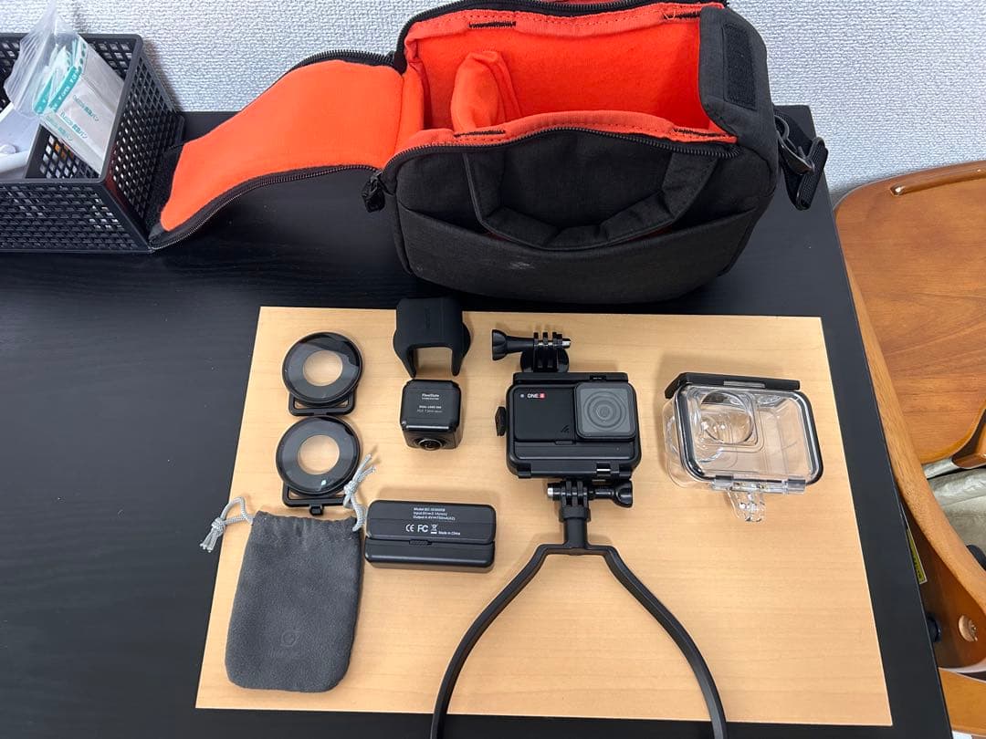 Insta360 ONE R ツイン版、256gbSD、アクセサリー付き