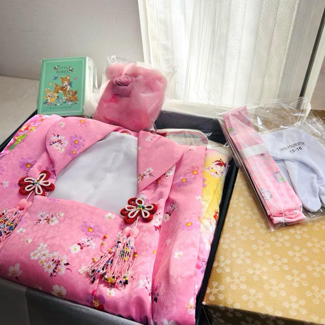 RNo.114 七五三　3歳　　被布フルセット　　永田萌