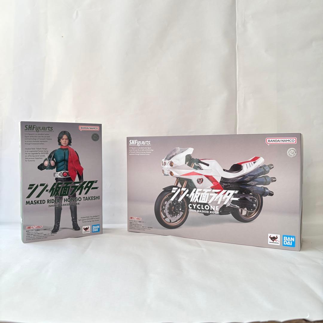 【新品未使用】S.H.Figuarts シン仮面ライダー 本郷猛 サイクロン号