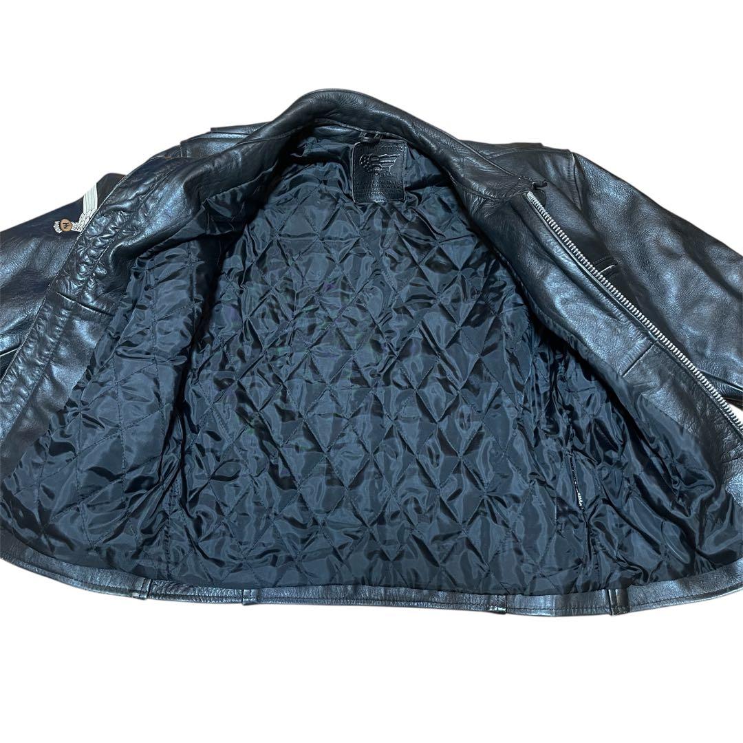 AMERICAN NOSTALGIA シングルライダースジャケット　本革