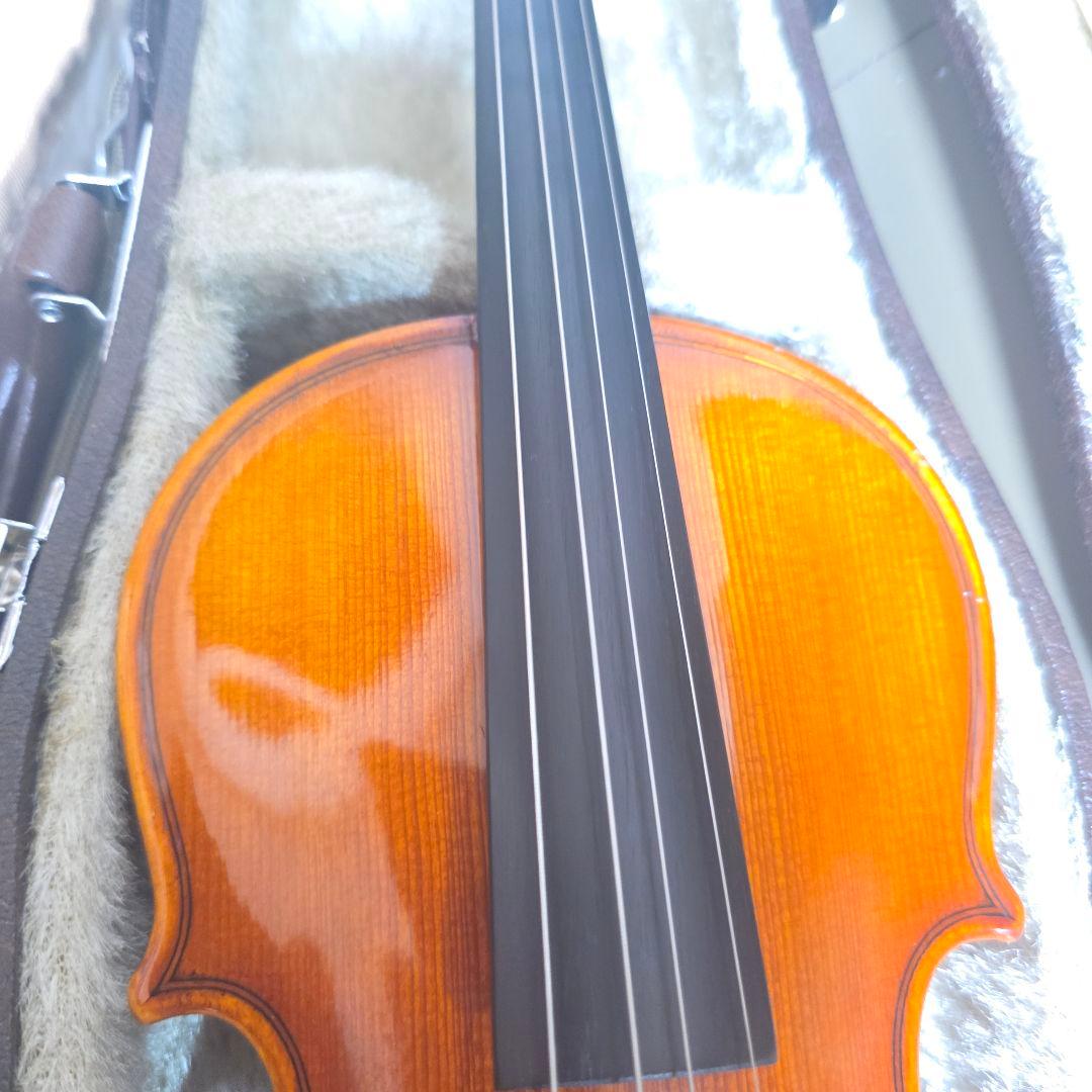 【418】極虎艶杢　鈴木バイオリン No.300● 1/8 2001年製