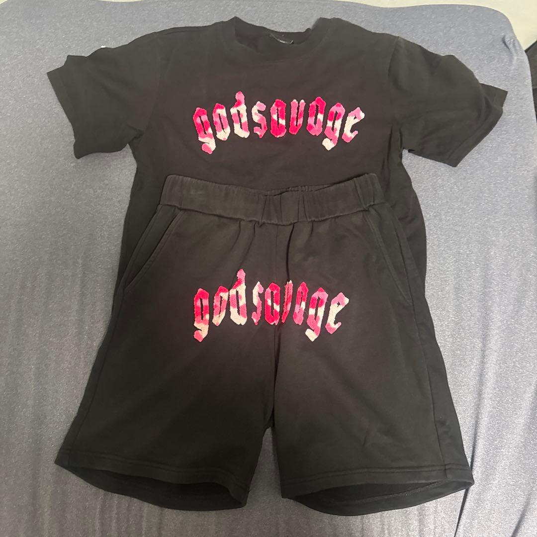 godsavageゴットサベージブラック＆ピンク セットアップ