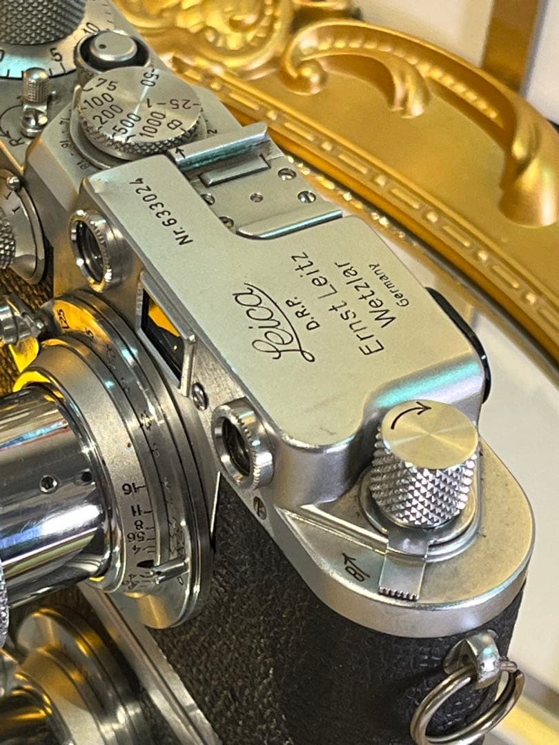 Leica Ⅲf バルナック＋ FED 50mm f3.5沈胴式＋ 革ケース