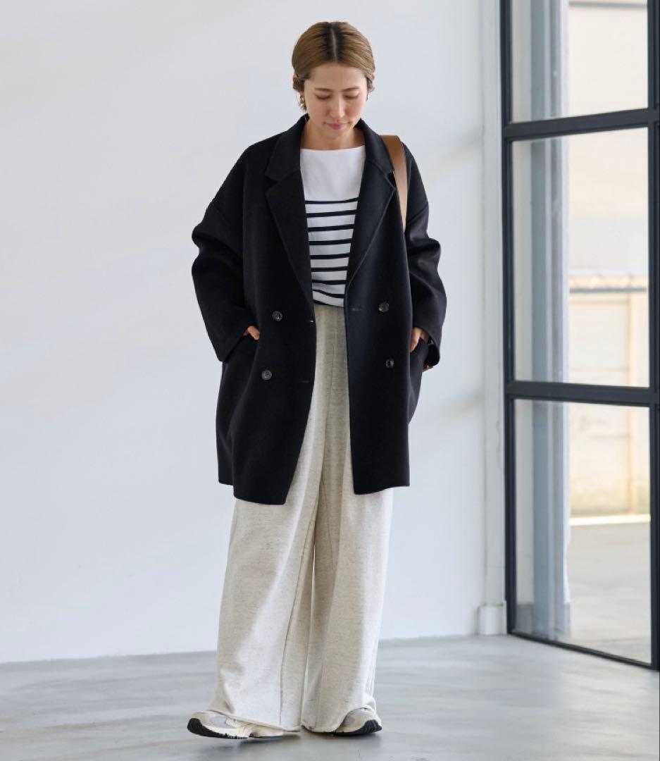 FRAMeWORK　ハミルトンリバーテーラードコート　ブラック　38