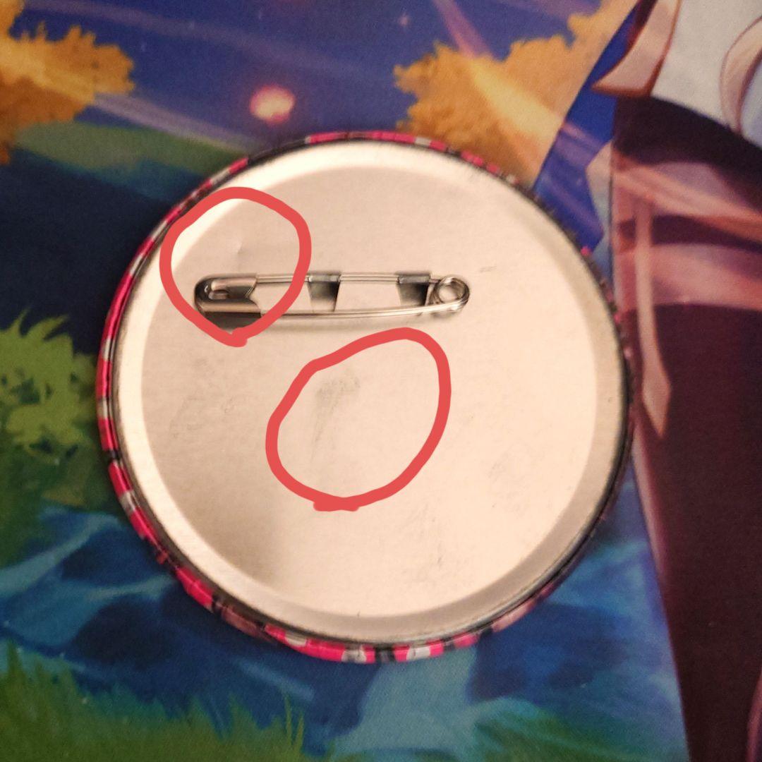 【値下げ交渉可】ダンガンロンパ 血まみれ 缶バッジ ジェノサイダー翔 腐川冬子