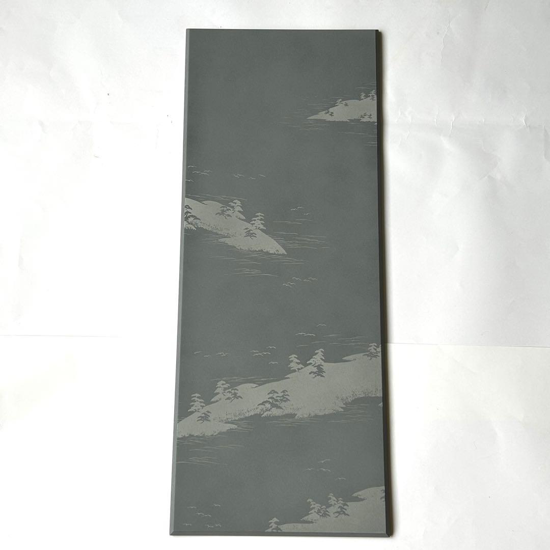 【未使用】アートパネル 現代版掛け軸 掛け軸 インテリア 利久 州浜 枯山水