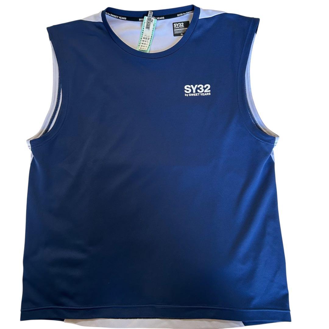⭐︎SY32⭐︎ノースリーブ ネイビー XL 朝倉未来愛用クリーニング済