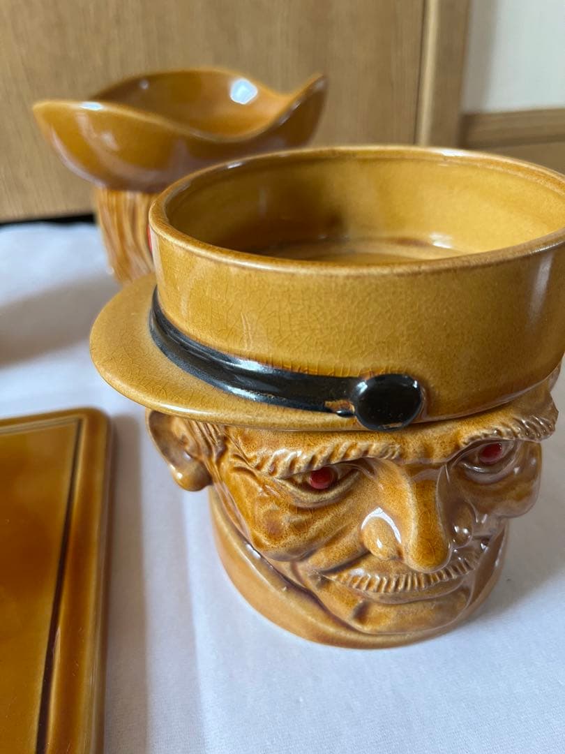 SUNTORY 陶器トリス人形セット　非売品　販促品　コレクション　置物