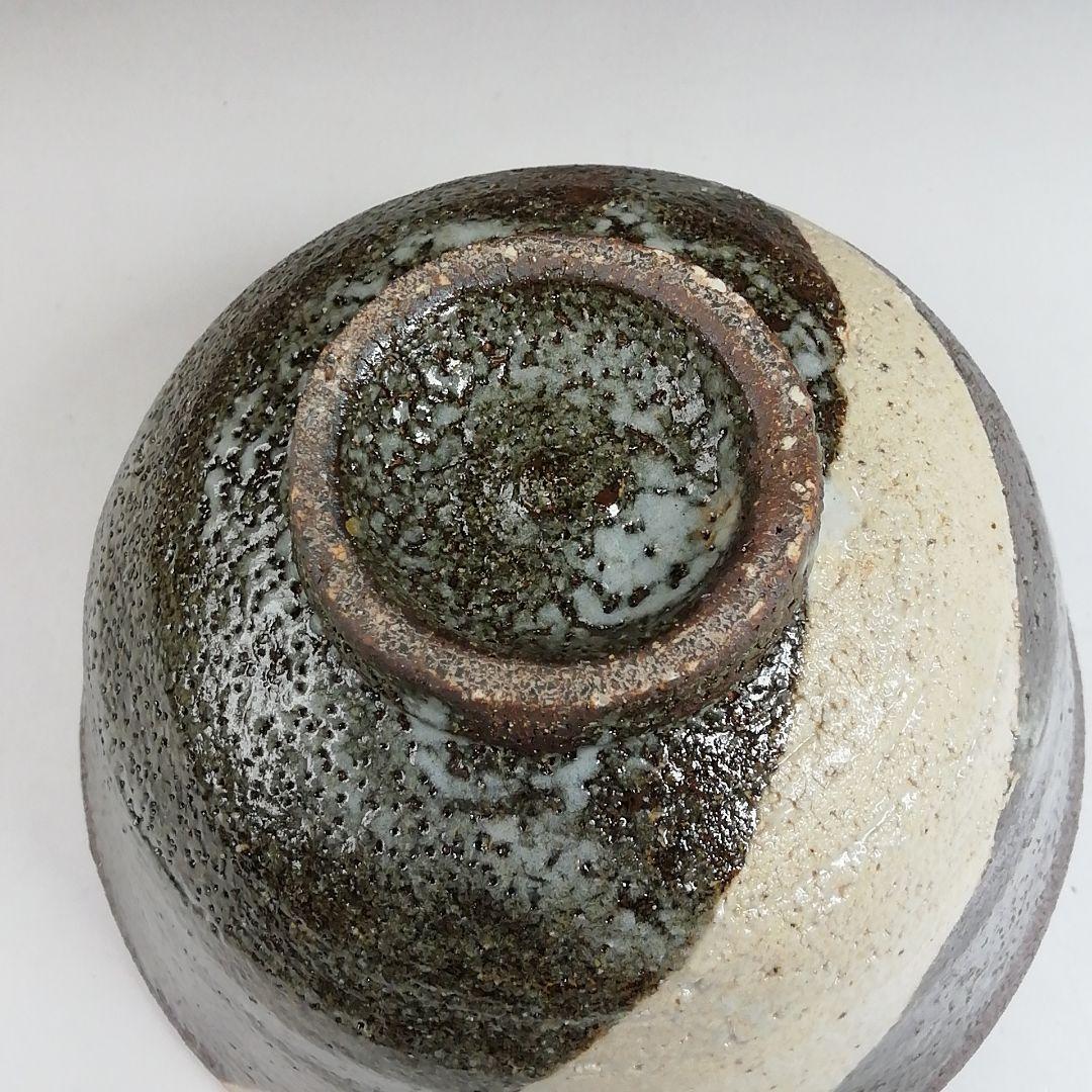 Ｔ１１　茶碗　『斑唐津手　茶碗』『奥村考山造』　共箱　抹茶碗　茶道具