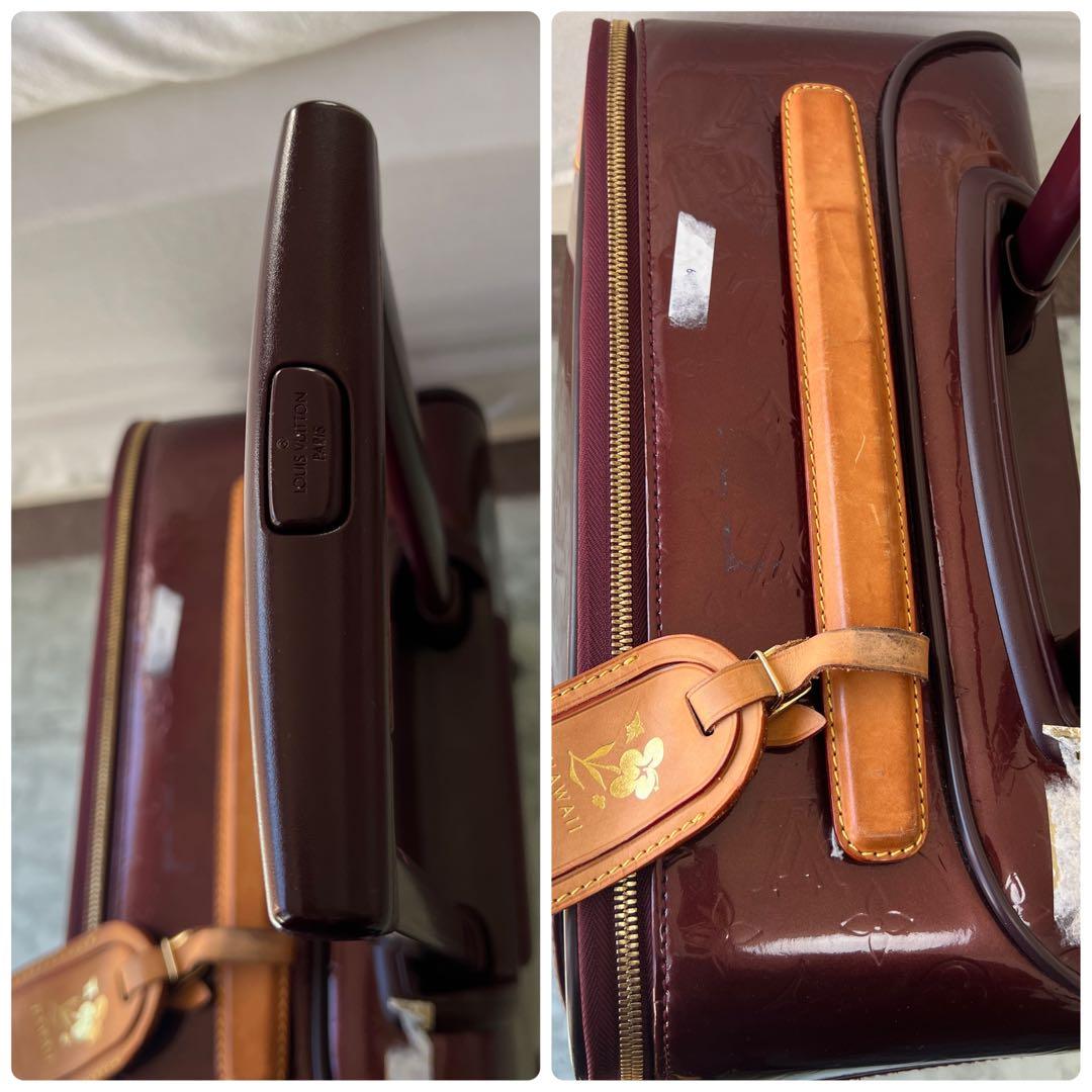 希少✨ルイヴィトン ペガス45 ヴェルニ モノグラム レザー キャリーケース