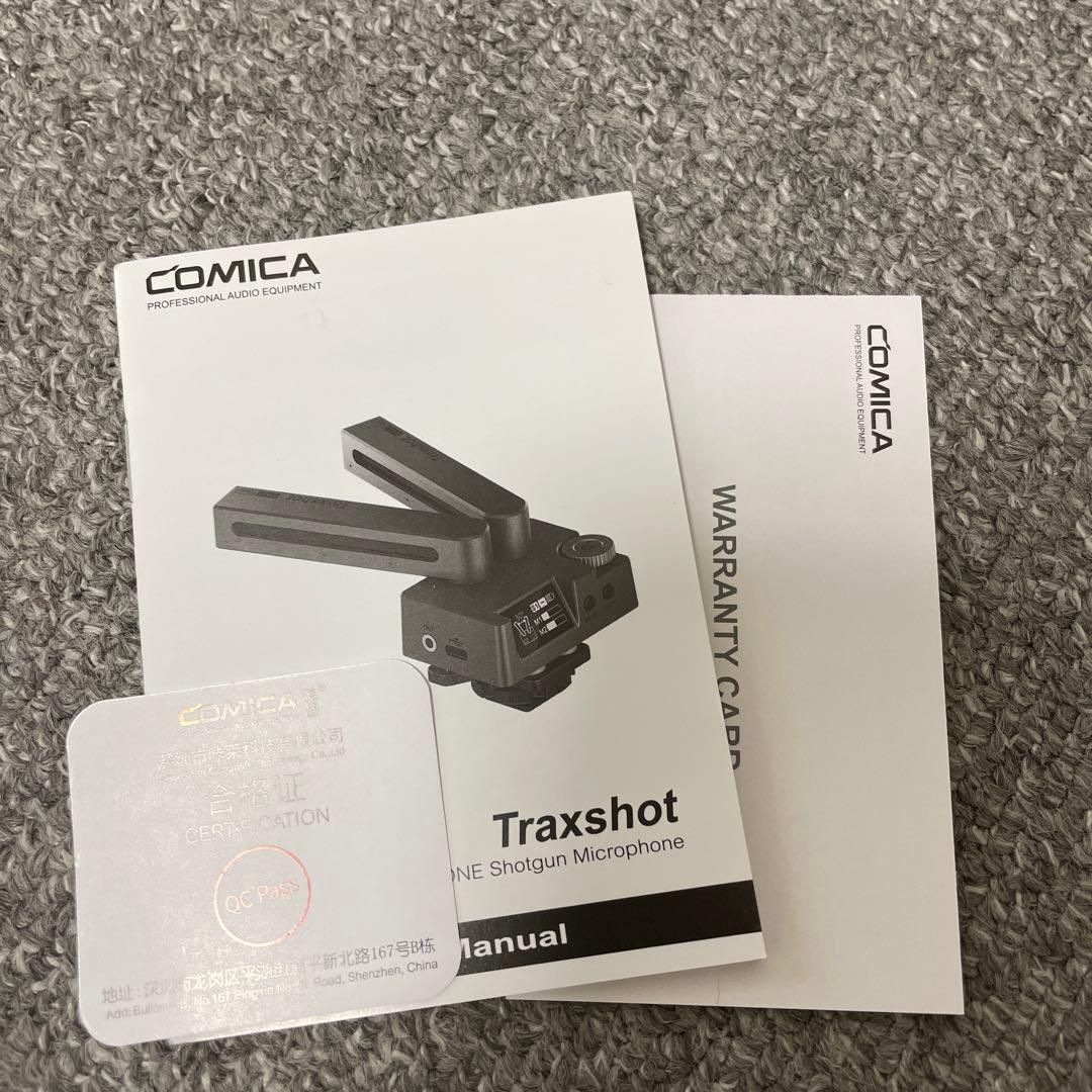 Comica Traxshot 小型コンデンサーマイク,スマホマイク