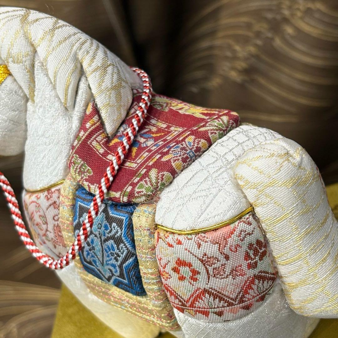 【ラスト1点】【龍村美術織物】2026年干支人形　木目込み人形「午（うま）」箱付