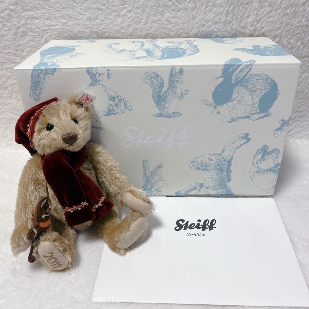 【希少/美品】 Steiff リトルサンタ2011 テディベア 1000体限定