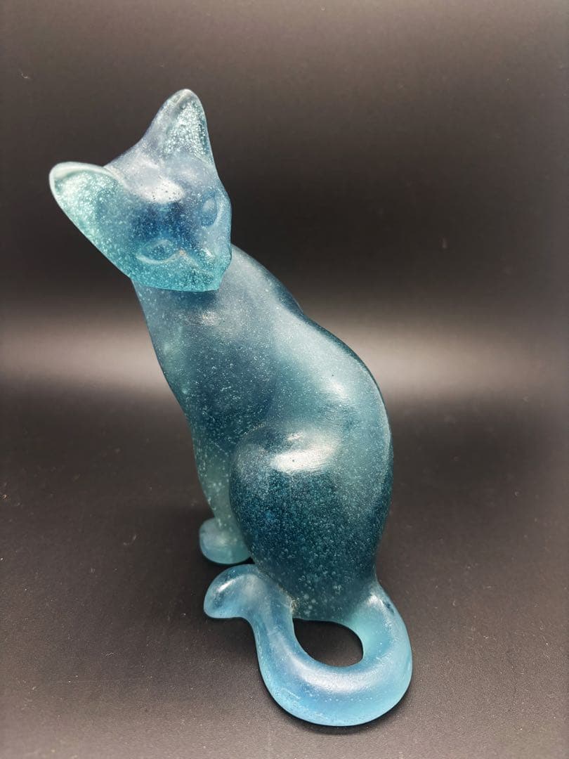 【正規品】Daumドーム 猫 ガラス オブジェ パート・ド・ヴェール フランス製