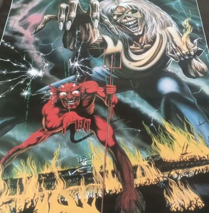 IRON MAIDEN ポスター1982 アイアン・メイデン