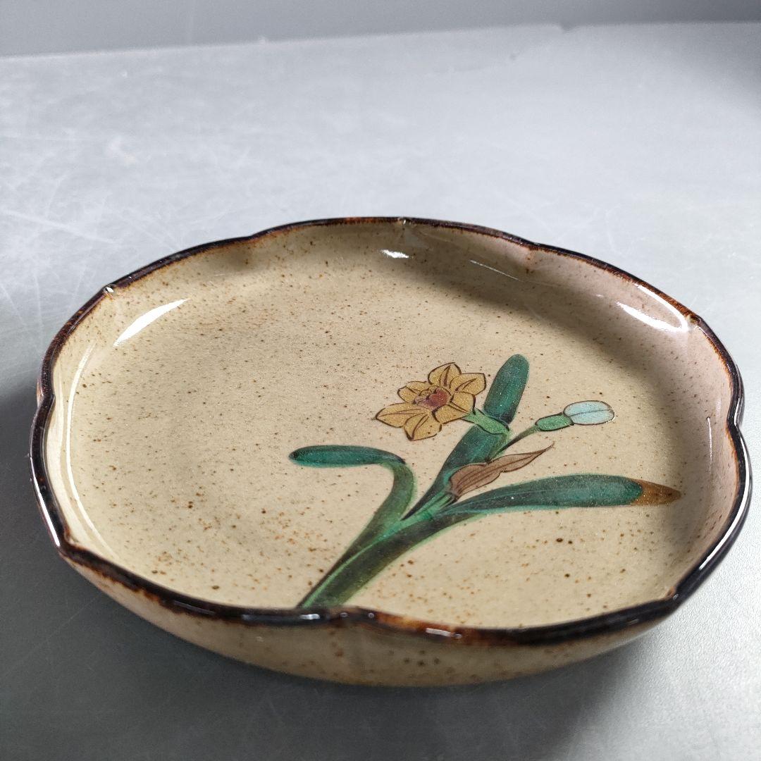 A907-3/勲 造/花草文銘々皿5客/小鉢/向付/絵変わり/飾皿/